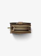 Load image into Gallery viewer, MICHAEL KORS JET SET TRAVEL MEDIUM BIFOLD ZIP COIN WALLET IN CAMEL