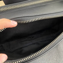 Load image into Gallery viewer, COACH GRAHAM CROSSBODY SIGNATURE CANVAS C4149 IN QB/CHARCOAL/BLACK (DOUBLE ZIP)