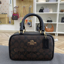 Load image into Gallery viewer, COACH SATCHEL CROSSBODY IN WALNUT BLACK CW197