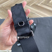 Load image into Gallery viewer, COACH SULLIVAN CROSSBODY IN BLOCKED SIGNATURE CANVAS CW388 IN GUNMETAL/CHARCOAL/BLACK