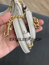 Load image into Gallery viewer, COACH CARMEN MINI CROSSBODY BAG WITH FLORAL PRINT (COACH CAK90) GOLD/CHALK MULTI