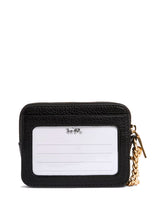 Load image into Gallery viewer, ZIP CARD CASE IN BLACK