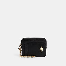 Load image into Gallery viewer, ZIP CARD CASE IN BLACK