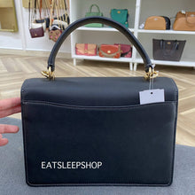 Load image into Gallery viewer, COACH KLARE TOP HANDLE BAG IN SIGNATURE CANVAS CY687 GOLD/WALNUT/BLACK