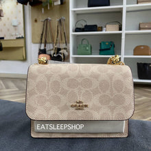 Load image into Gallery viewer, COACH MINI KLARE CROSSBODY BAG IN SIGNATURE CANVAS CW206 SAND CHALK