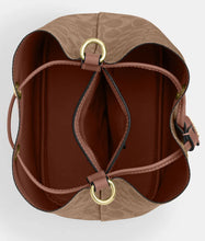 Load image into Gallery viewer, COACH ROWAN BUCKET CBH06 IN TAN BROWN