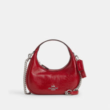 Load image into Gallery viewer, COACH CARMEN MINI CROSSBODY BAG CW036 SILVER/RED