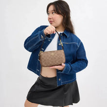 Load image into Gallery viewer, COACH NOLITA 19 IN SIGNATURE CANVAS CW426 IN TAN BROWN