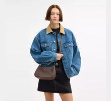 Load image into Gallery viewer, COACH TERI SHOULDER BAG IN DARK STONE (CV934)