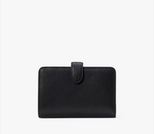 Load image into Gallery viewer, KATE SPADE LENA MEDIUM BIFOLD WALLET IN BLACK