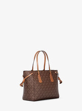 Load image into Gallery viewer, MICHAEL KORS XS VOYAGER SIGNATURE CONVERTIBLE CROSSBODY IN BROWN