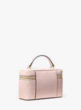 Load image into Gallery viewer, MICHAEL KORS VIVI SMALL SIGNATURE VANITY CROSSBODY IN POWDER BLUSH