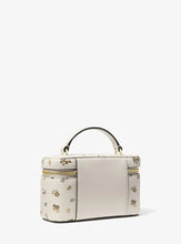 Load image into Gallery viewer, MICHAEL KORS VIVI SMALL VANITY CROSSBODY WITH FLORAL PRINT IN LIGHT CREAM
