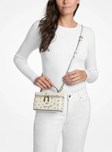 Load image into Gallery viewer, MICHAEL KORS VIVI SMALL VANITY CROSSBODY WITH FLORAL PRINT IN LIGHT CREAM