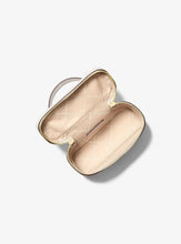 Load image into Gallery viewer, MICHAEL KORS VIVI SMALL SIGNATURE VANITY CROSSBODY IN LIGHT CREAM