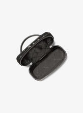 Load image into Gallery viewer, MICHAEL KORS VIVI SMALL VANITY CROSSBODY WITH FLORAL PRINT IN BLACK