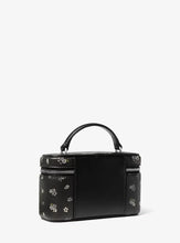 Load image into Gallery viewer, MICHAEL KORS VIVI SMALL VANITY CROSSBODY WITH FLORAL PRINT IN BLACK
