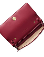 Load image into Gallery viewer, MICHAEL KORS CARSON LARGE SIGNATURE CONVERTIBLE CROSSBODY BAG IN CHERRY