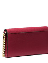 Load image into Gallery viewer, MICHAEL KORS CARSON LARGE SIGNATURE CONVERTIBLE CROSSBODY BAG IN CHERRY