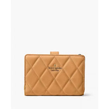 Load image into Gallery viewer, KATE SPADE CAREY MEDIUM COMPACT BIFOLD WALLET IN TIRAMISU (MINOR DENTS AND SCRATCHES)