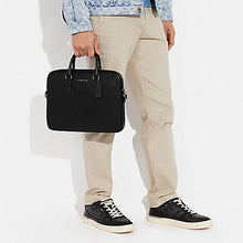 Load image into Gallery viewer, COACH LIAM BRIEF CASE IN BLACK (COACH CJ652)