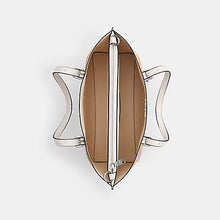 Load image into Gallery viewer, COACH MOLLIE TOTE BAG 25 IN SIGNATURE CANVAS WITH FLORAL PRINT (COACH CBT23) SILVER/SAND MULTI