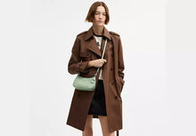 Load image into Gallery viewer, COACH TERI MINI CROSSBODY IN SIGNATURE LEATHGER WITH HEART CHARM IN PALE GREEN