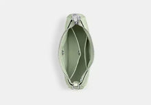Load image into Gallery viewer, COACH TERI MINI CROSSBODY IN SIGNATURE LEATHGER WITH HEART CHARM IN PALE GREEN