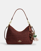Load image into Gallery viewer, COACH LAUREL SHOULDER BAG WITH CHARMS IN RUSSET
