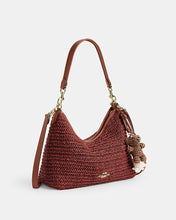 Load image into Gallery viewer, COACH LAUREL SHOULDER BAG WITH CHARMS IN RUSSET