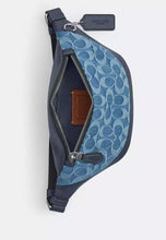 Load image into Gallery viewer, COACH WARREN MINI BELT BAG IN SIGNATURE CANVAS CW369 IN DENIM