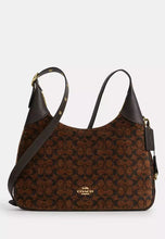 Load image into Gallery viewer, COACH ELLA SHOULDER IN SIGNATURE CHENILLE TRUFFLE