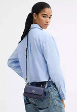 Load image into Gallery viewer, COACH MINI JOSIE TOP HANDLE BAG SIGNATURE CCK68 IN NAVY BLUE
