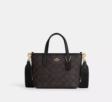 Load image into Gallery viewer, COACH MINI CITY TOTE IN WALNUT BLACK