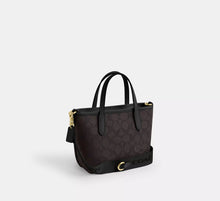Load image into Gallery viewer, COACH MINI CITY TOTE IN WALNUT BLACK