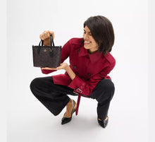 Load image into Gallery viewer, COACH MINI CITY TOTE IN WALNUT BLACK