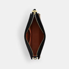Load image into Gallery viewer, COACH SLIM CROSSBODY BAG IN SIGNATURE CANVAS (COACH CW204) GOLD/TAN/BLACK