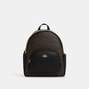 COACH COURT BACKPACK IN SIGNATURE CANVAS (COACH CZ176) GOLD/WALNUT/BLACK