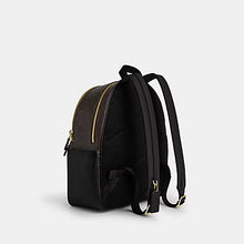 Load image into Gallery viewer, COACH COURT BACKPACK IN SIGNATURE CANVAS (COACH CZ176) GOLD/WALNUT/BLACK