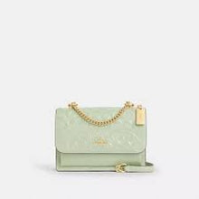 Load image into Gallery viewer, COACH KLARE CROSSBODY BAG IN SIGNATURE LEATHER IN PALE GREEN CDA97