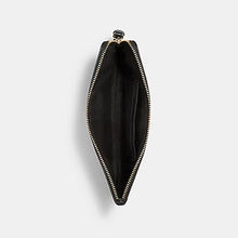 Load image into Gallery viewer, COACH LARGE CORNER ZIP WRISTLET IN BLACK CV395