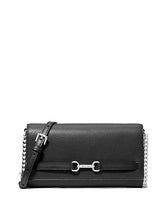 Load image into Gallery viewer, MICHAEL KORS CARSON LARGE CONVERTIBLE CROSSBODY BAG IN BLACK