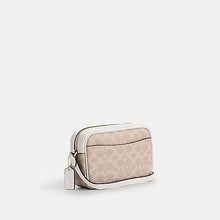 Load image into Gallery viewer, COACH MINI JAMIE CAMERA BAG IN SIGNATURE CANVAS (COACH CY752) GOLD/SAND/CHALK