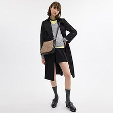 Load image into Gallery viewer, COACH ELLIE FILE BAG IN SIGNATURE CANVAS (COACH CZ177) GOLD/TAN/BLACK