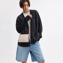 Load image into Gallery viewer, COACH SLIM CROSSBODY BAG IN SIGNATURE CANVAS (COACH CW204) SAND TAUPE