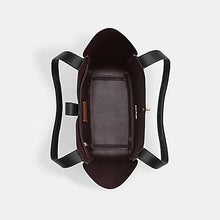 Load image into Gallery viewer, COACH HADLEY TURNLOCK TOTE BAG CAL17 IN GOLD/BLACK