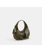 Load image into Gallery viewer, COACH CARMEN MINI CROSSBODY BAG WITH PATCHWORK CCE62 IN QB/OLIVE MULTI