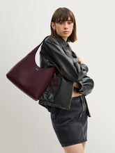 Load image into Gallery viewer, COACH BROOKLYN 28 SHOULDER LEATHER IN MERLOT
