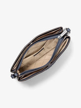 Load image into Gallery viewer, GIFT SET IN NAVY : MICHAEL KORS TRISHA MEDIUM LOGO CROSSBODY IN NAVY
