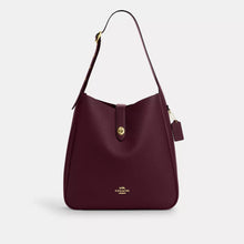 Load image into Gallery viewer, COACH HADLEY LARGE SHOULDER LEATHER IN DARK WINE